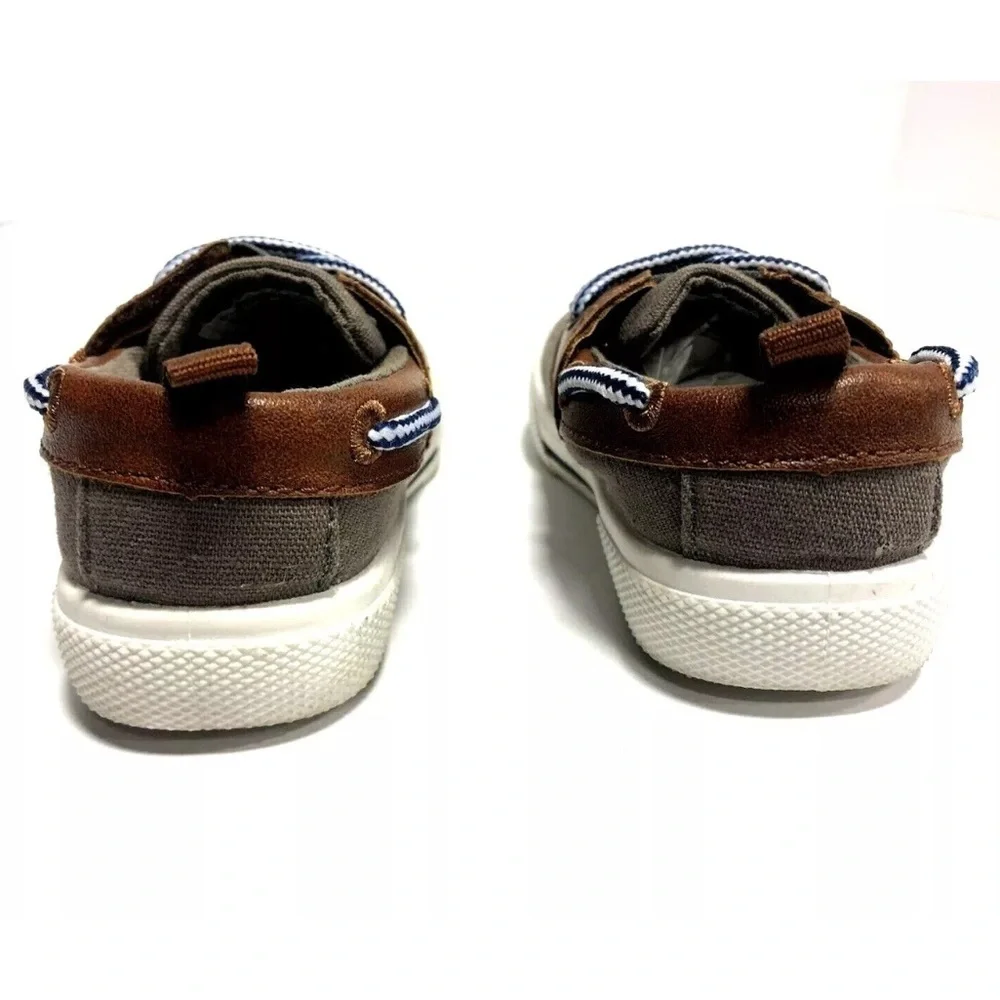 Carter’s Toddlers’ Cosmos Grey/Brown Shoes, Boys’ Size 5 M.